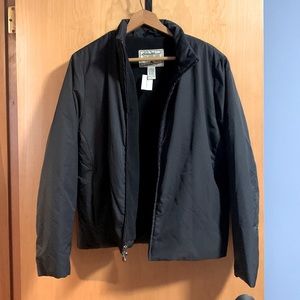 Women’s Eddie Bauer size large fleece lined fall jacket.